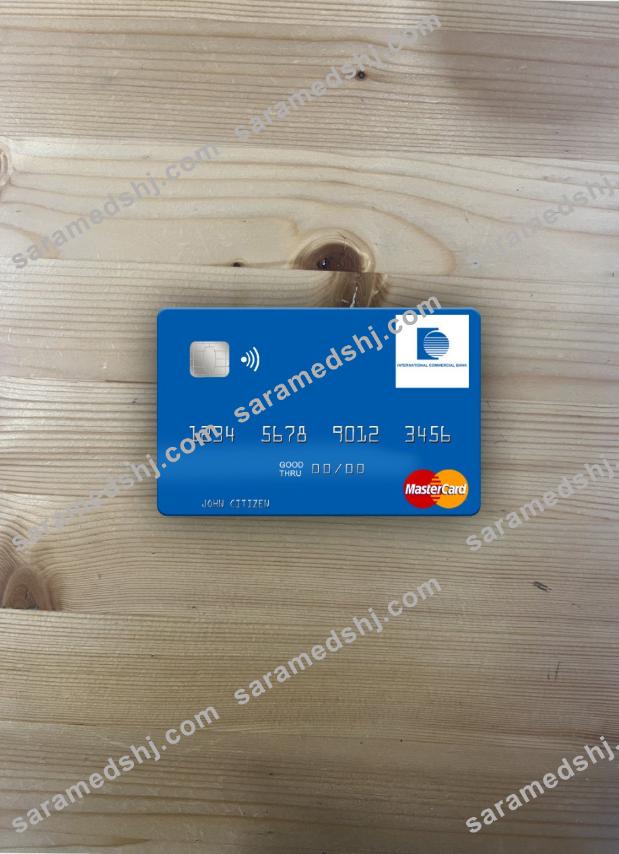 Senegal The International Commercial Bank mastercard photolook front
